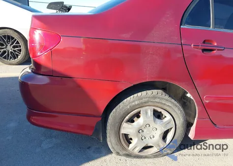 2005 Toyota Corolla S z USA, uszkodzony, nr VIN 2T1BR32E35C346095